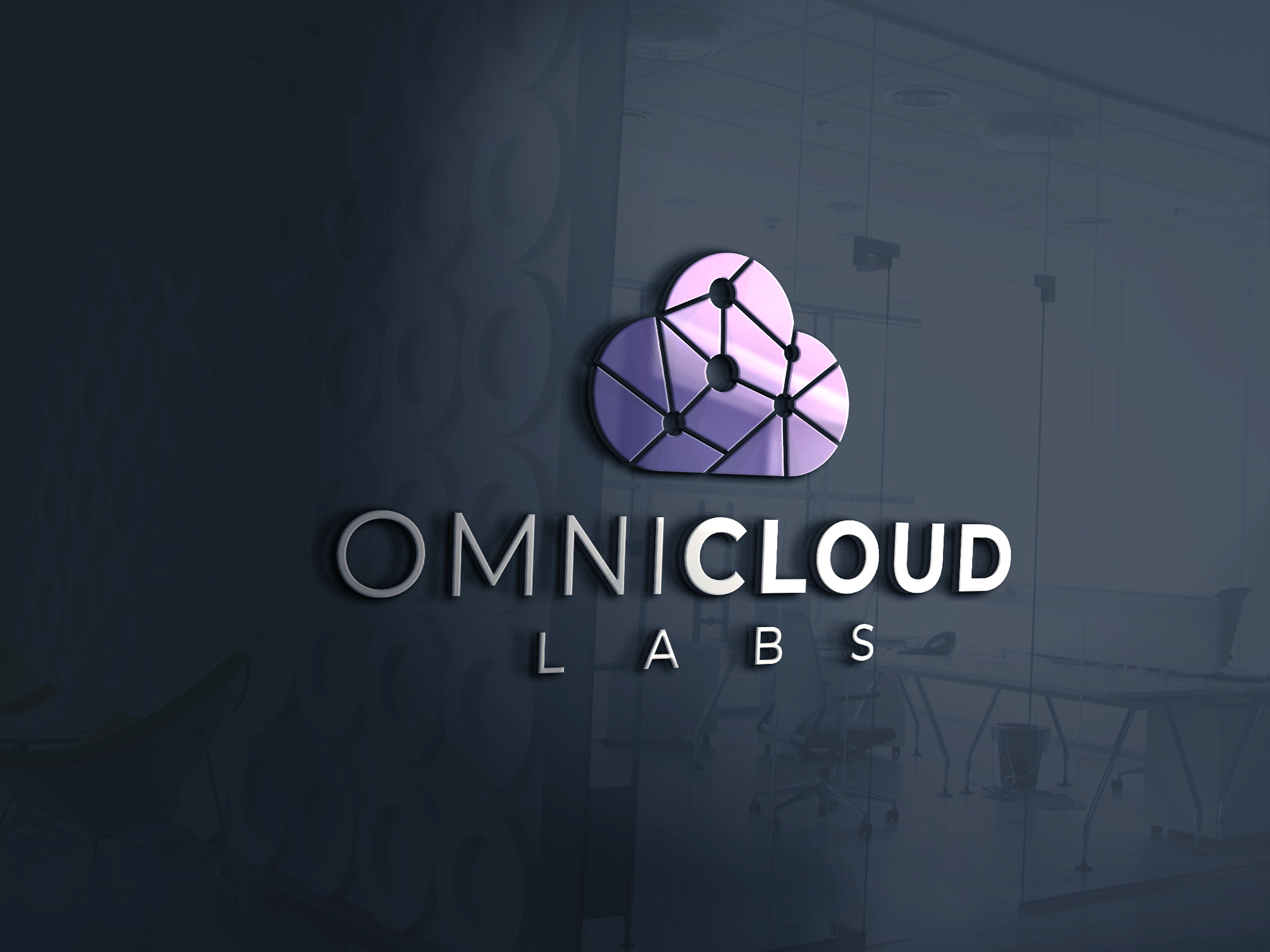 OmniCloud Labs office mural